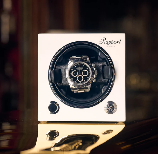 Rapport Watch Winders - Evo Cube Watch Winder White