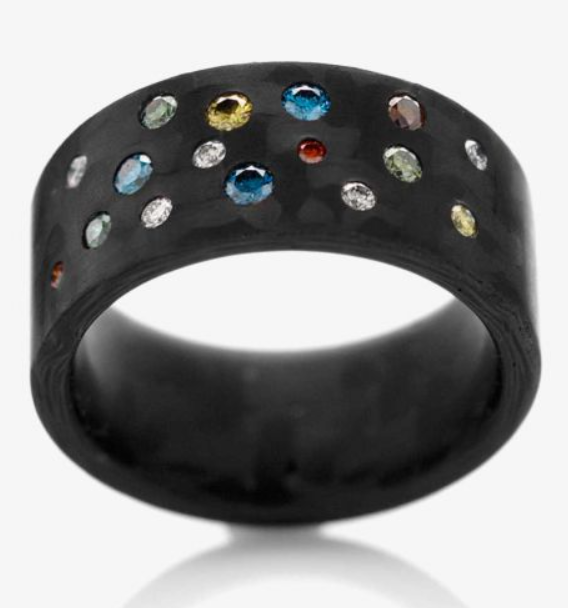 C6 CARBON SUPERNOVA DIAMOND RING