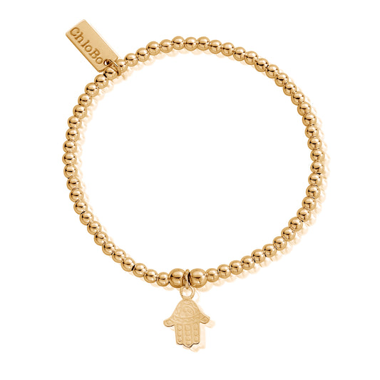 Chlobo | Cute Charm Hamsa Hand Gold Bracelet | GBCC615 | by Hooper Bolton