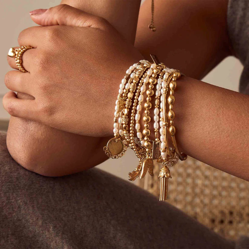 Chlobo| Cute Charm Heart In Feather Bracelet | Hooper Bolton UK