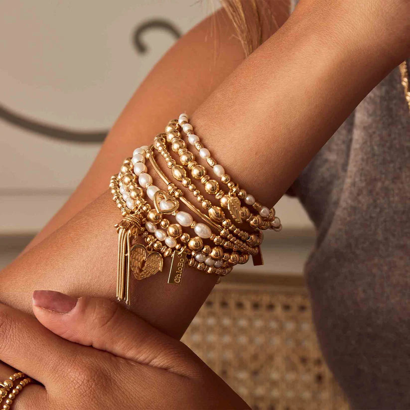 Chlobo | Mini Noodle Cube Open Star Bracelet by Hooper Bolton UK