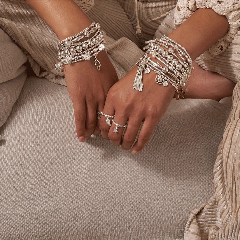 Chlobo| Cute Mini Sun Mandala Silver Bracelet | Hooper Bolton UK