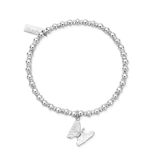 Didi Sparkle Butterfly Silver Bracelet
