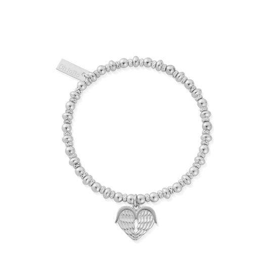 Chlobo | Didi Sparkle Heavenly Heart Silver Bracelet | SBDS921 | by Hooper Bolton