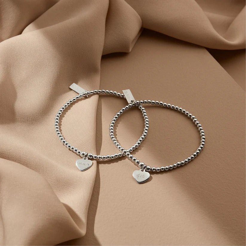 Chlobo| Personalised Cute Charm Heart Bracelet | Hooper Bolton UK