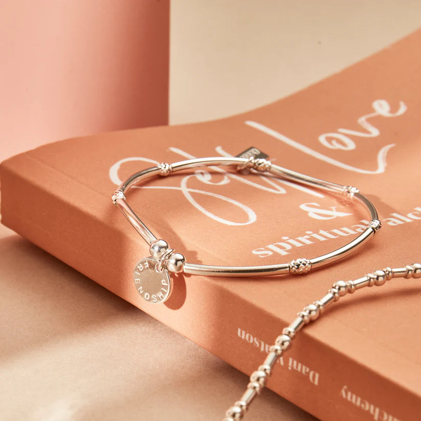 Chlobo | Personalised Mini Noodle Sparkle Rice Friendship Disc Bracelet | Hooper Bolton uk