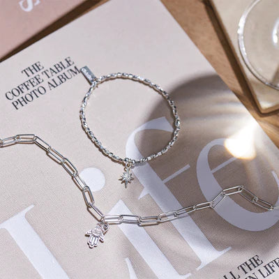 Chlobo | Soul Glow Lucky Star Silver Bracelet | Hooper Bolton UK