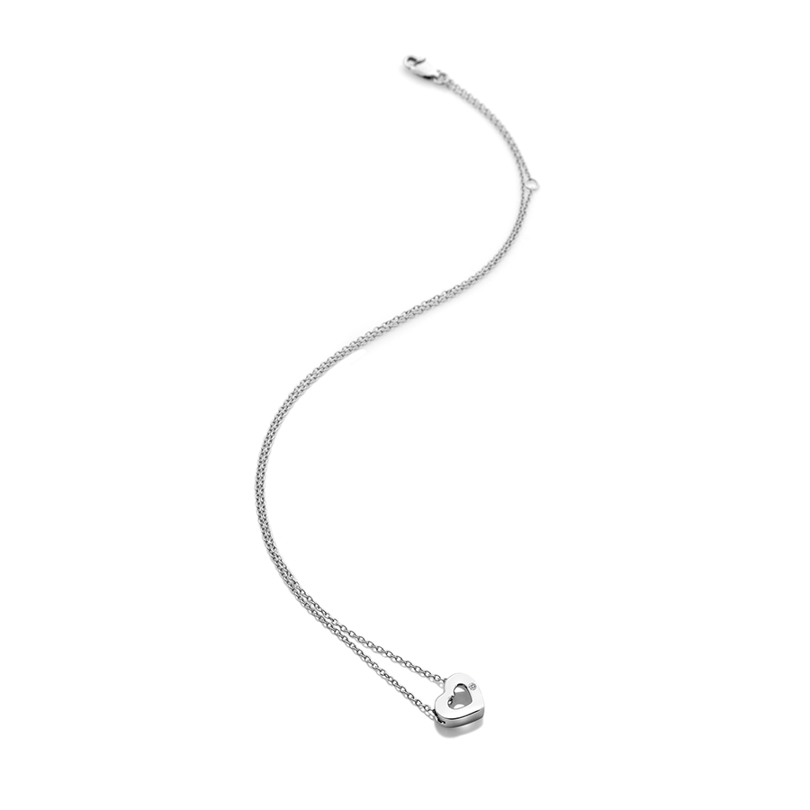 Hot Diamonds Amulet Heart Silver Pendant | DP747 | by Hooper Bolton