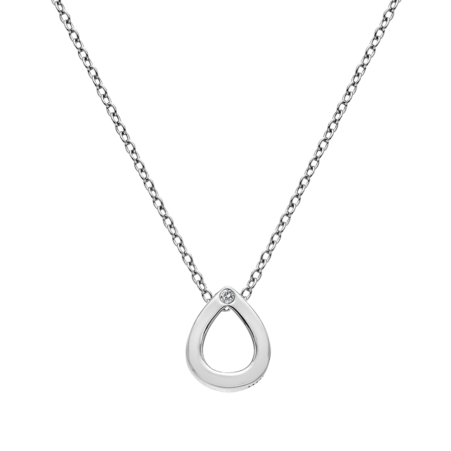 Hot Diamonds Amulet Teardrop Silver Pendant | DP746 | by Hooper Bolton
