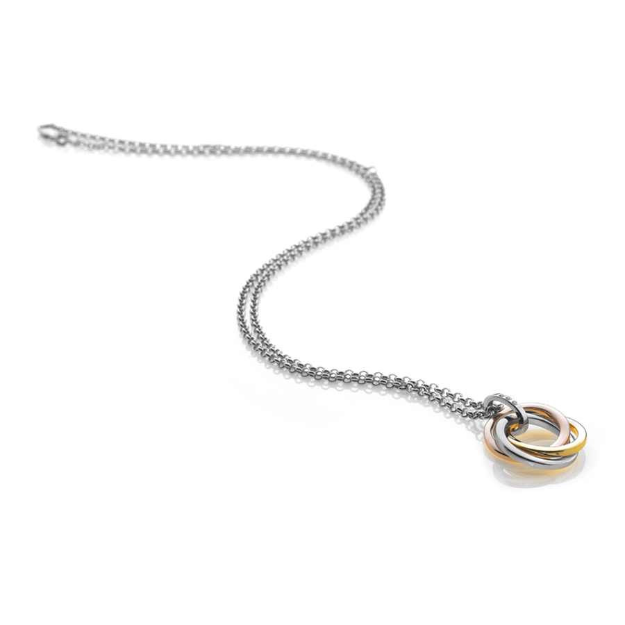 Hot Diamonds Calm Pendant - Rose and Yellow Gold Gold Plated Accents (DP544) | Hooper Bolton