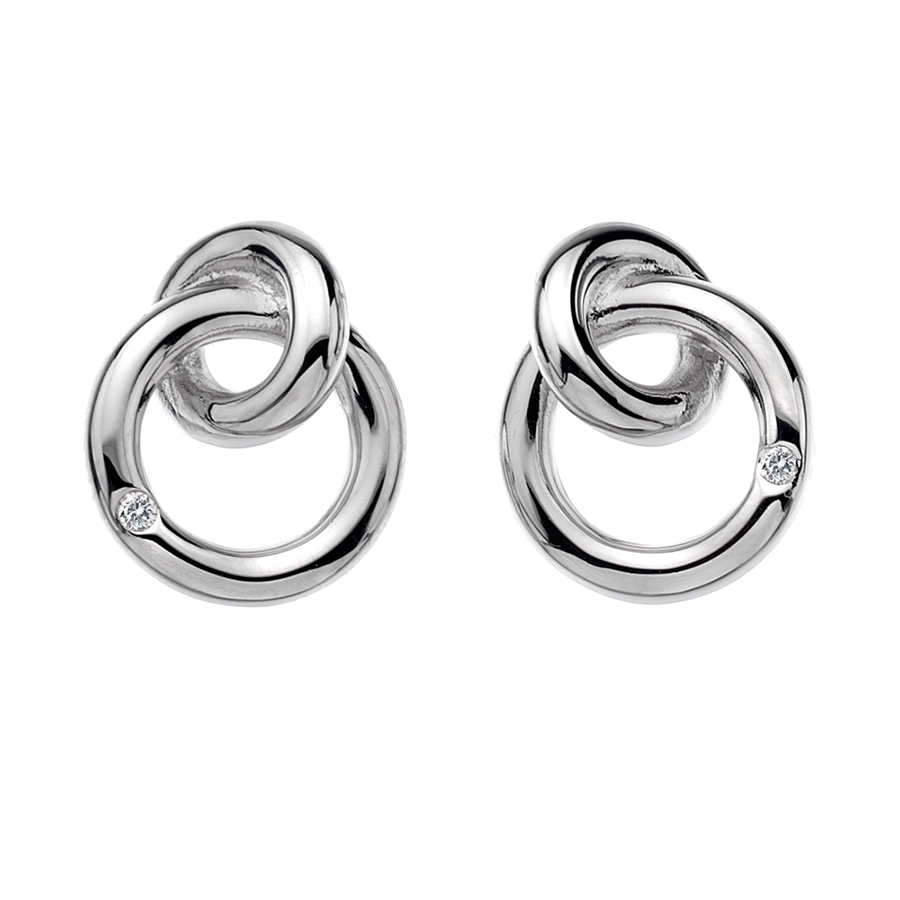 Hot Diamonds Eternal Silver Earrings | DE308 | by Hooper Bolton