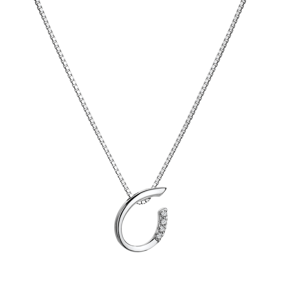 Hot Diamonds Teardrop Silver Pendant | DP908 | by Hooper Bolton
