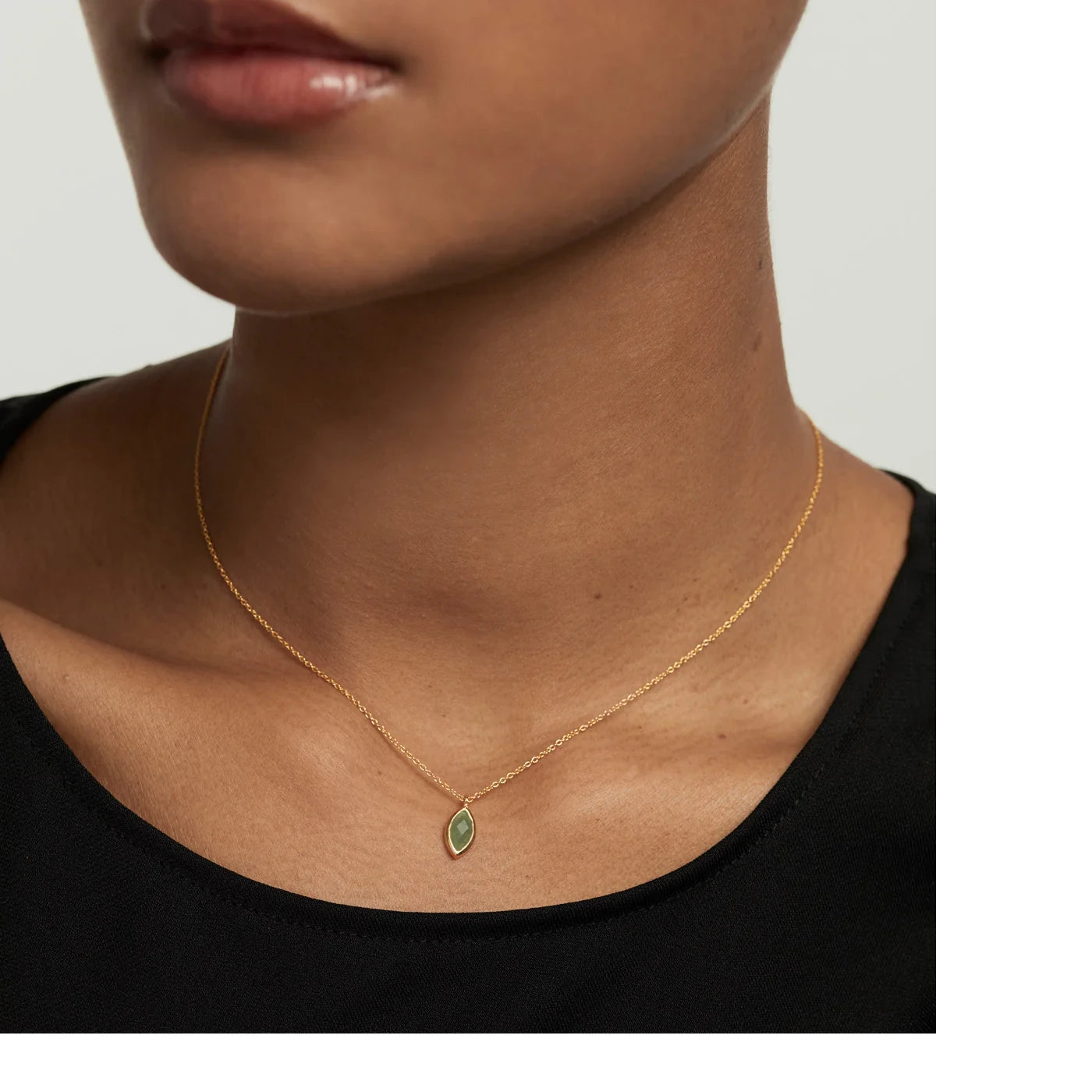 Green Aventurine Nomad Necklace