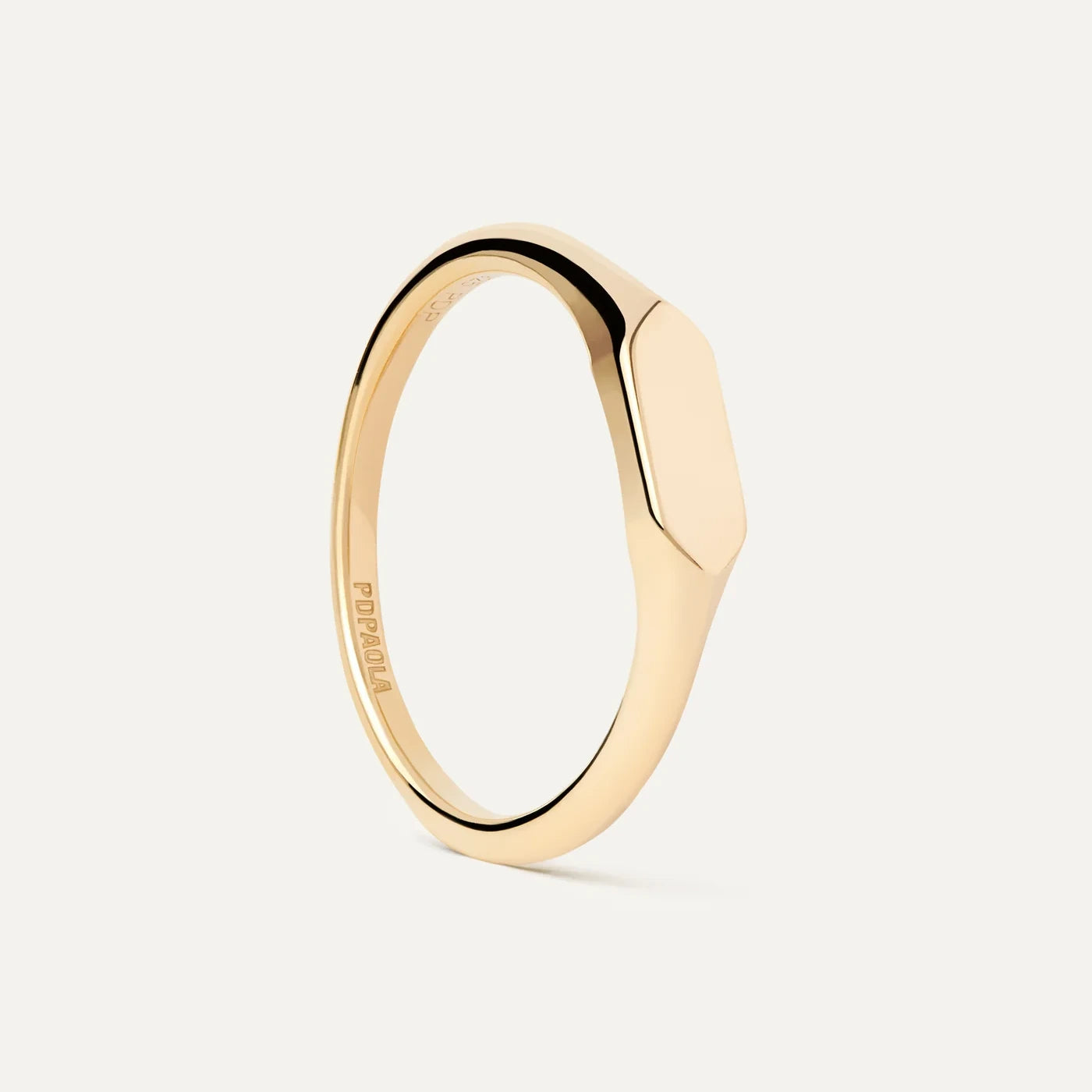 Hexagon Mini Stamp Ring