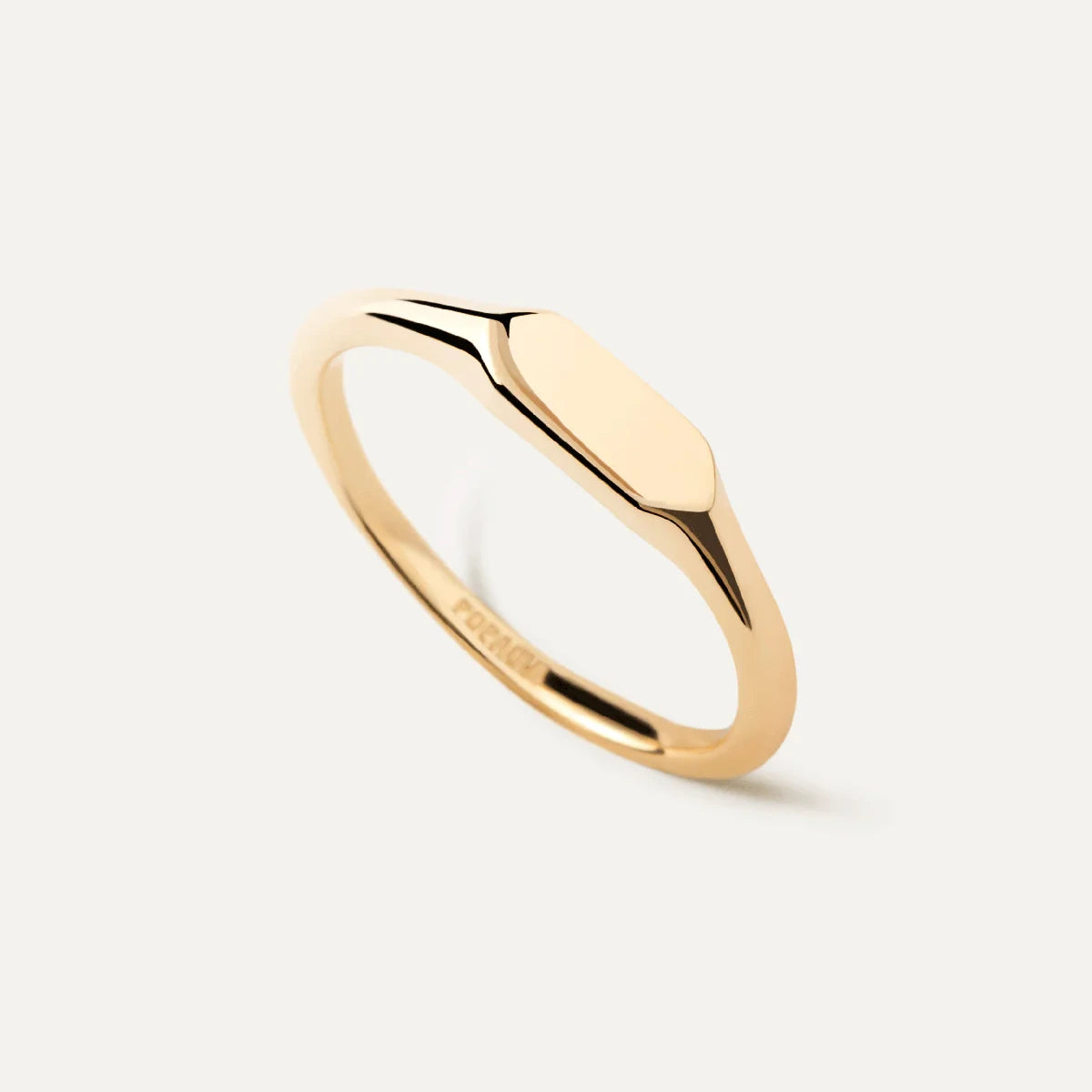 Hexagon Mini Stamp Ring