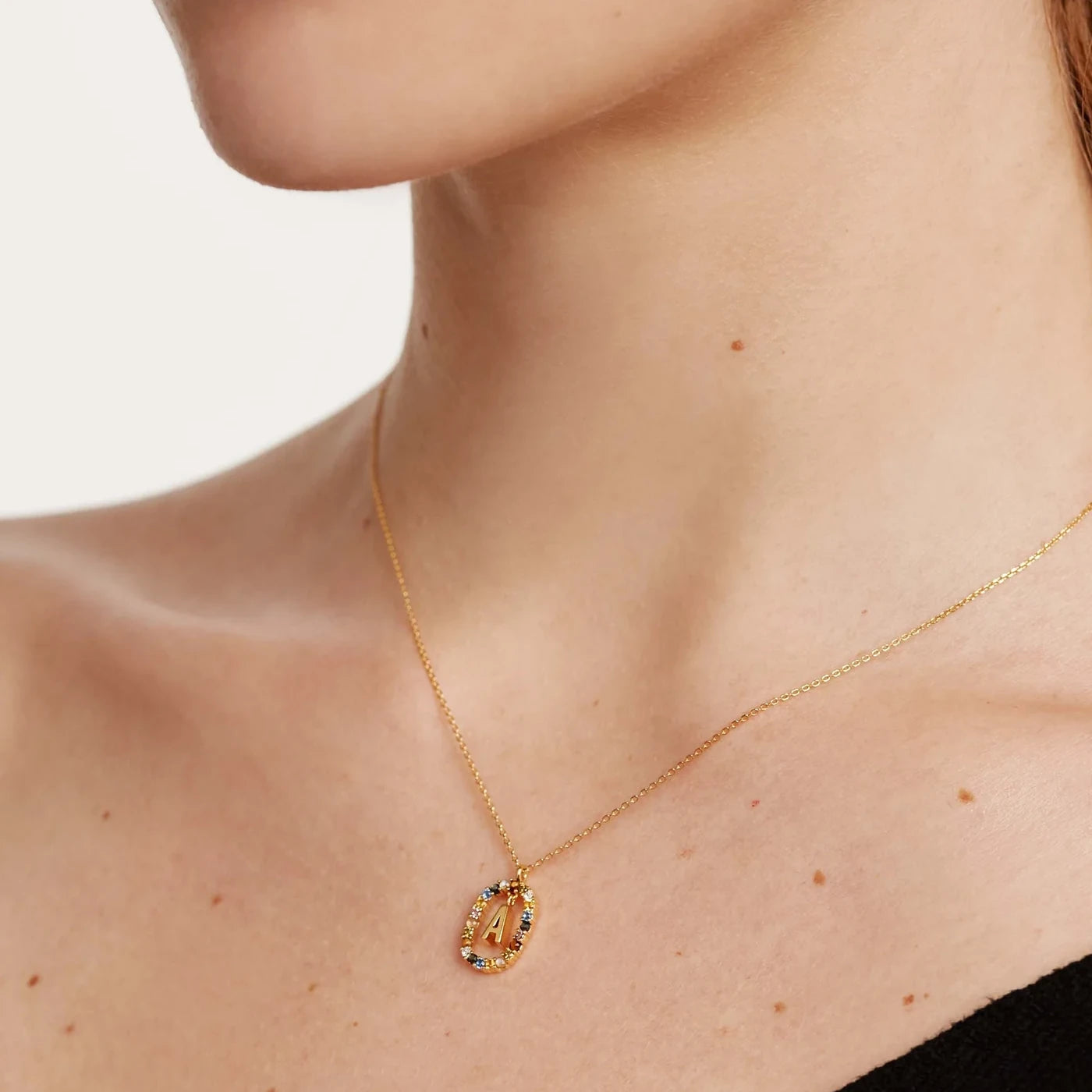 PDPAOLA | Letter A Necklace | CO01-260 | designer necklaces by Hooper Bolton