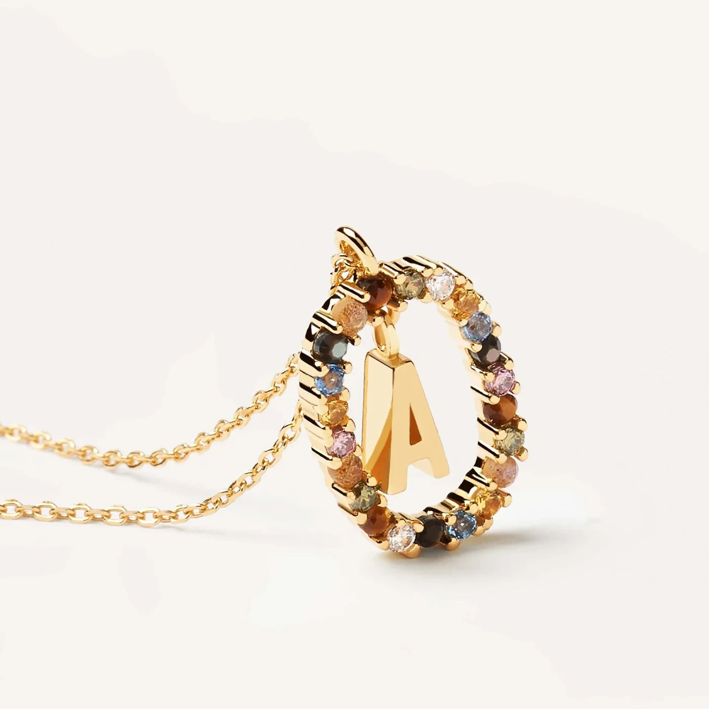 PDPAOLA | Letter A Necklace | CO01-260 | designer necklaces by Hooper Bolton