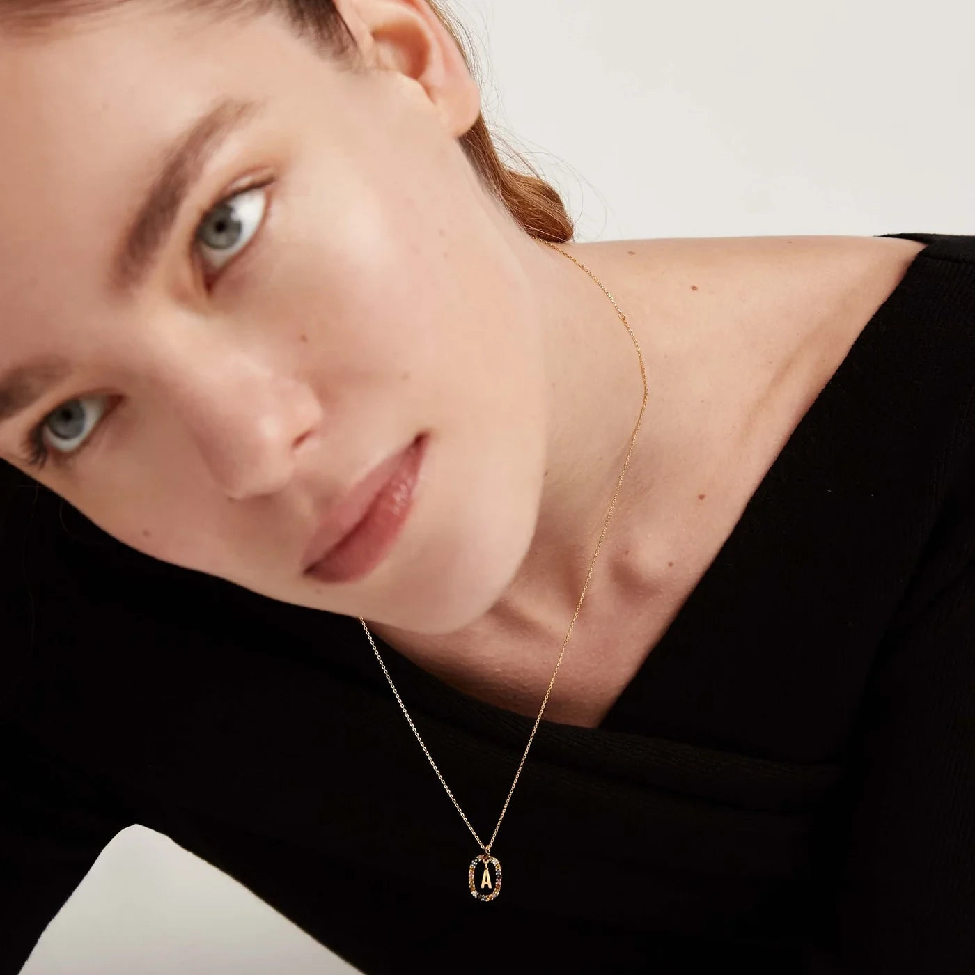 PDPAOLA | Letter A Necklace | CO01-260 | designer necklaces by Hooper Bolton