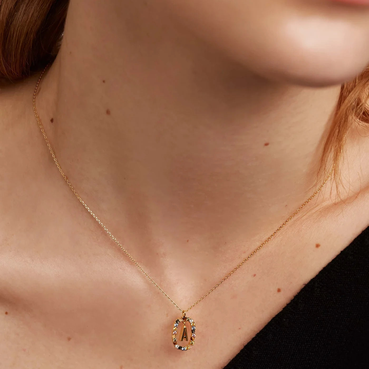 PDPAOLA | Letter A Necklace | CO01-260 | designer necklaces by Hooper Bolton