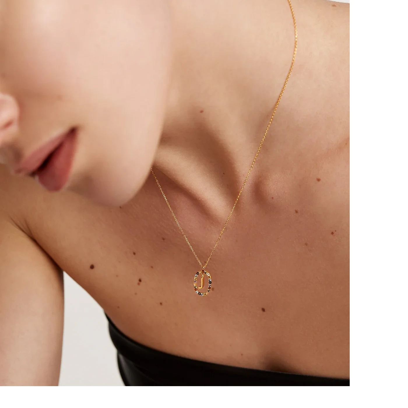 PDPAOLA | Letter J Necklace | CO01-269 | designer necklaces by Hooper Bolton