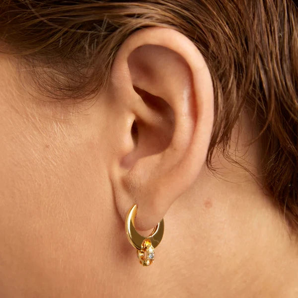 PDPAOLA | Rainbow Spin Hoops Earrings | AR01-B89 | designer earrings by Hooper Bolton
