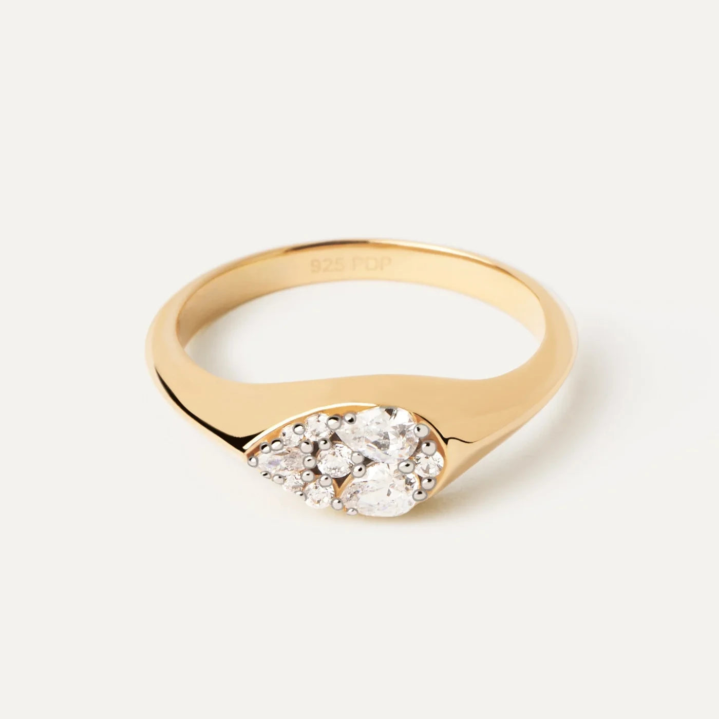 PDPAOLA | Vanilla Stamp Ring | AN01-A51 | designer rings by hooper-bolton