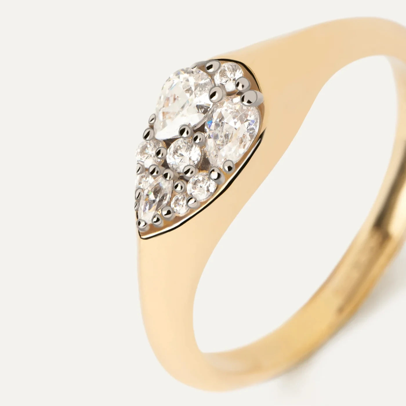 PDPAOLA | Vanilla Stamp Ring | AN01-A51 | designer rings by hooper-bolton