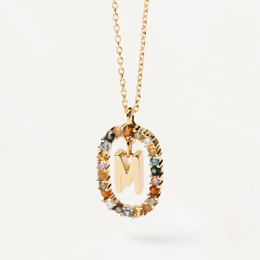 PDPAOLA | Letter M Necklace | CO01-272-U | Jewelry by Hooper Bolton