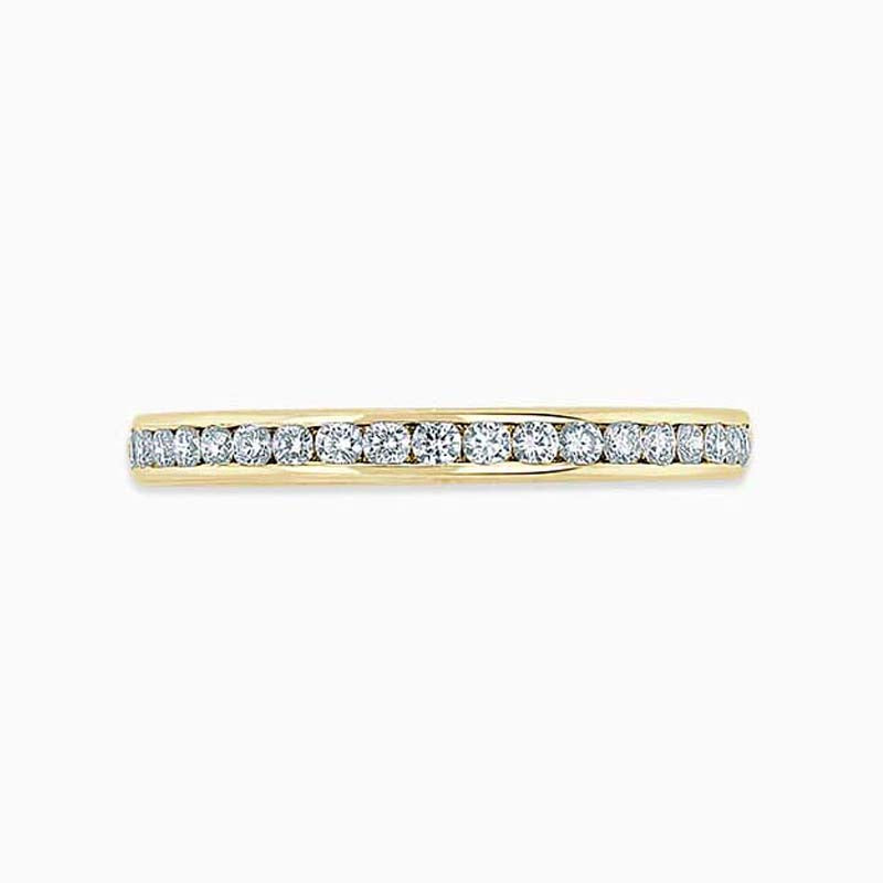 Bespoke Handmade Jewellery | 18ct Yellow Gold 2.25mm Round Brilliant Channel Set Full Eternity Ring