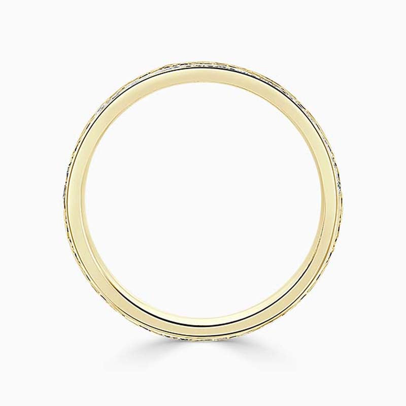 Bespoke Handmade Jewellery | 18ct Yellow Gold 2.25mm Round Brilliant Channel Set Full Eternity Ring