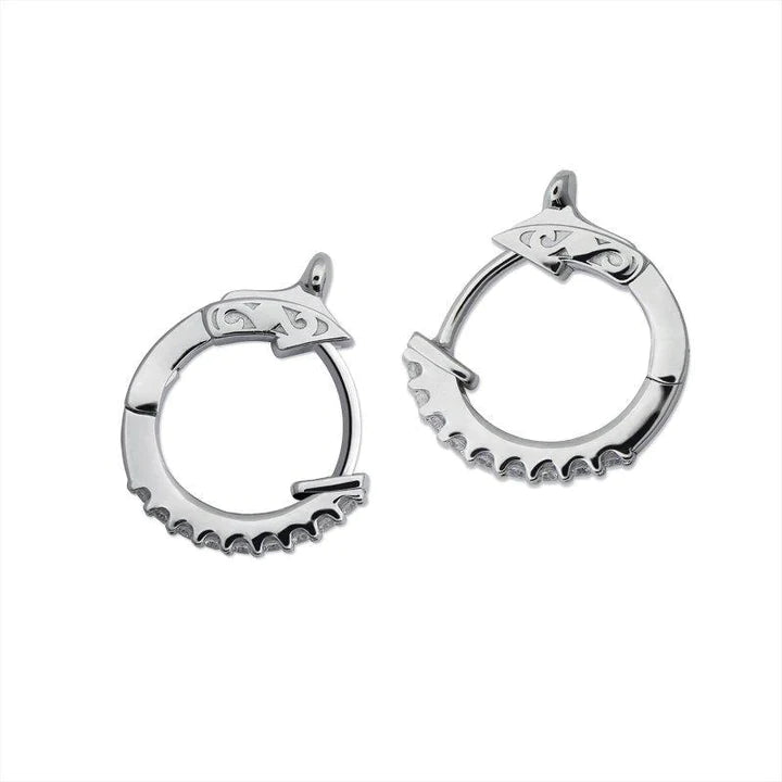 CARAT LONDON BABY HOOPS STERLING SILVER