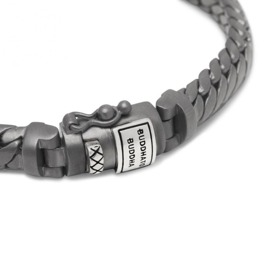 BRACELET BEN XS BLACK RHODIUM SILVER