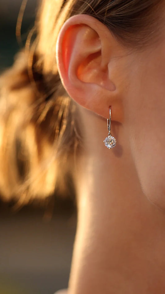 CARAT LONDON BRIAR EARRINGS WHITE GOLD 1.00ct
