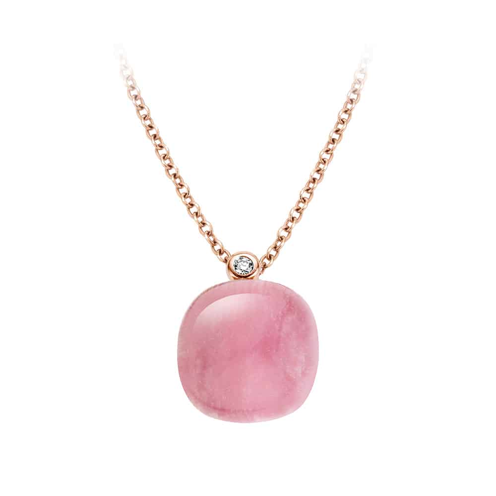 BIGLI - MINI SWEETY - Pink Quartz and Ruby