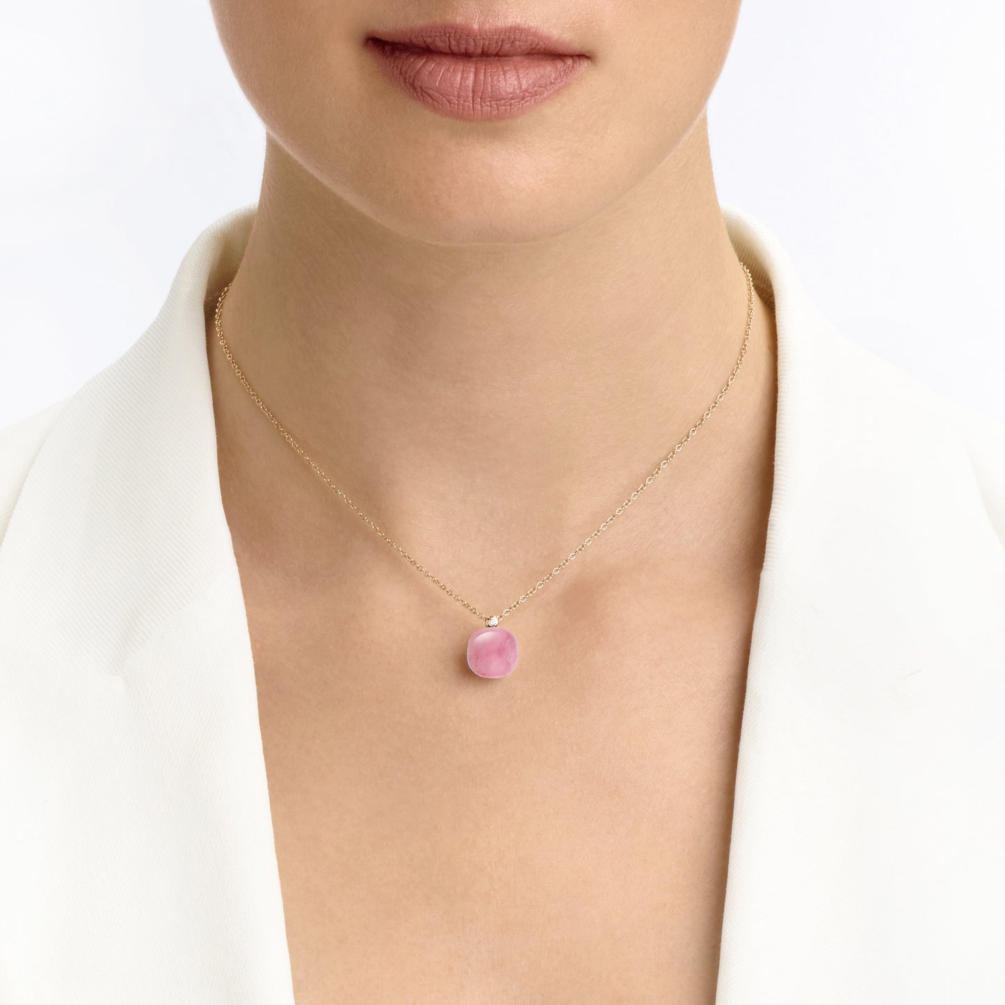 BIGLI - MINI SWEETY - Pink Quartz and Ruby