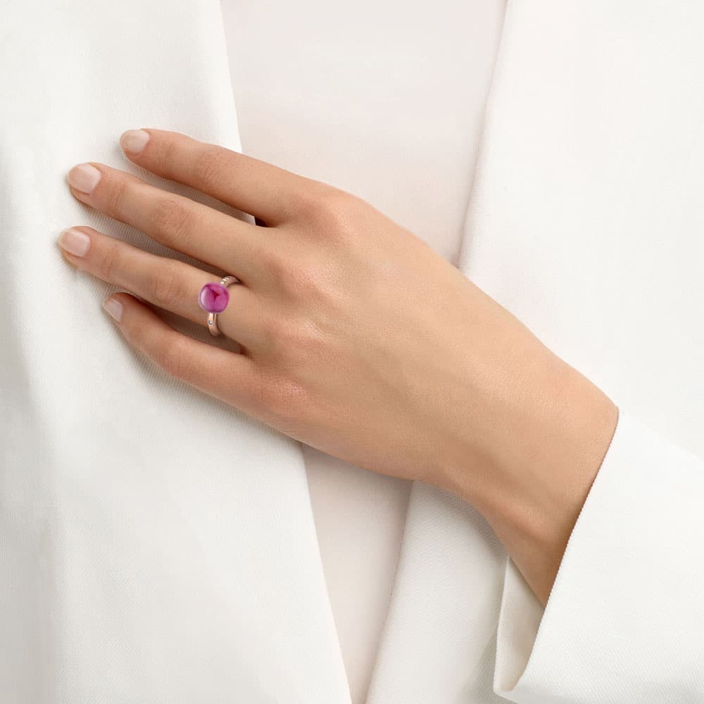 BIGLI - MINI SWEETY - RUBY WITH AMETHYST