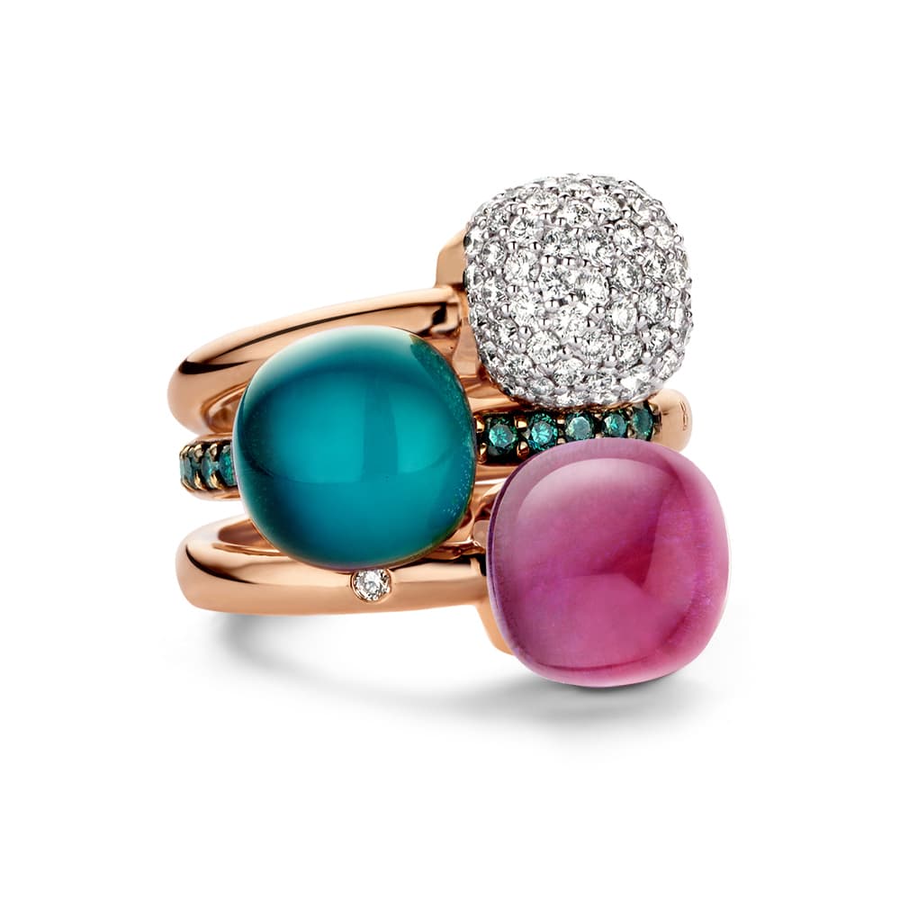 BIGLI - MINI SWEETY - RUBY WITH AMETHYST