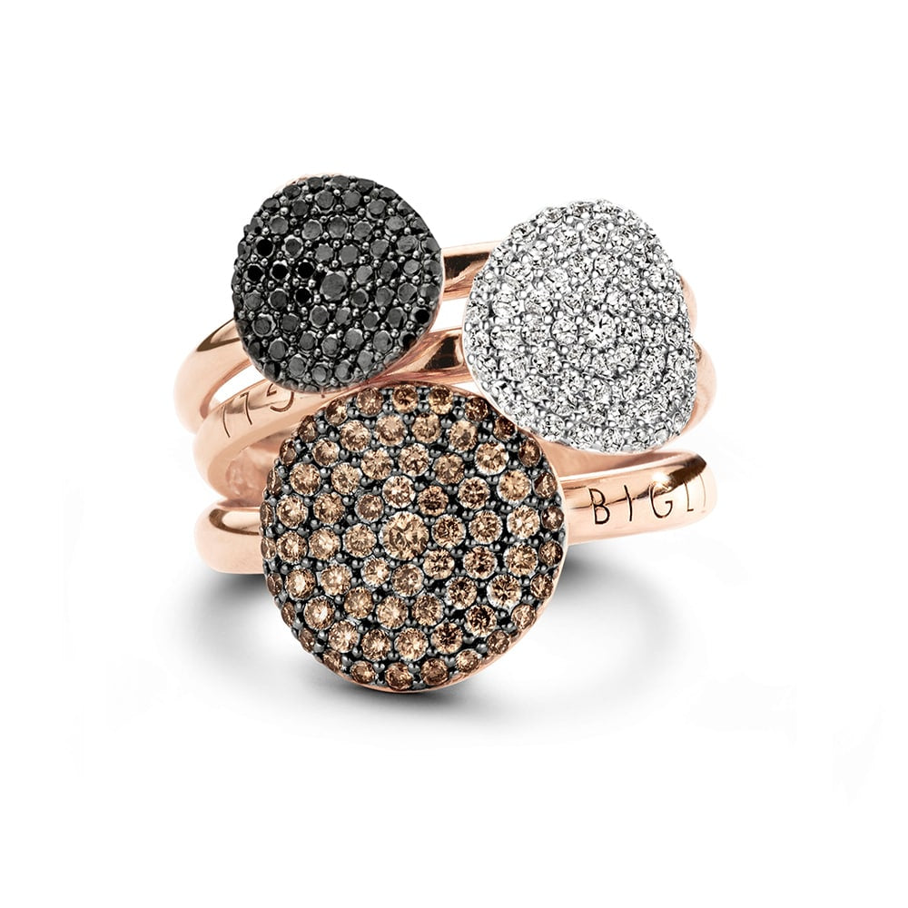 BIGLI - Mini Waves Ring 0.38ct