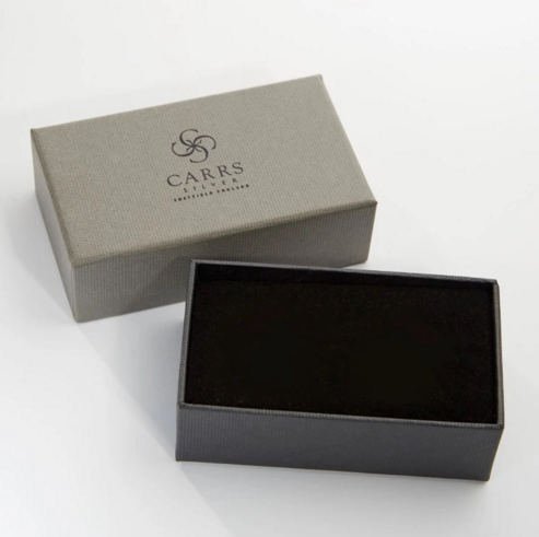 Sterling silver Feature Hallmark Ingot Keyring