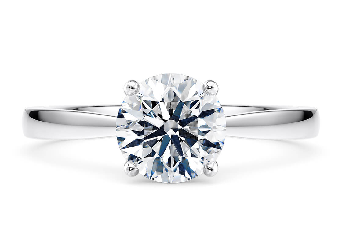 Platinum Diamond solitaire Engagement ring