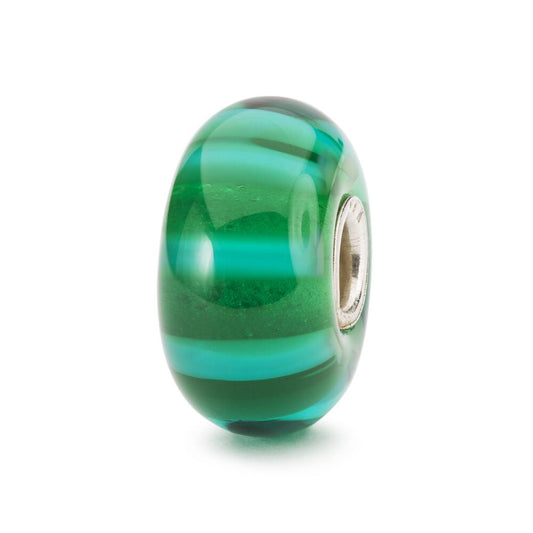 Trollbeads Green Stripe Bead