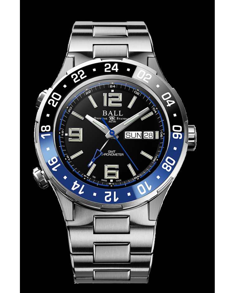 Ball Watches Roadmaster Marine GMT 40mm Steel Bracelet