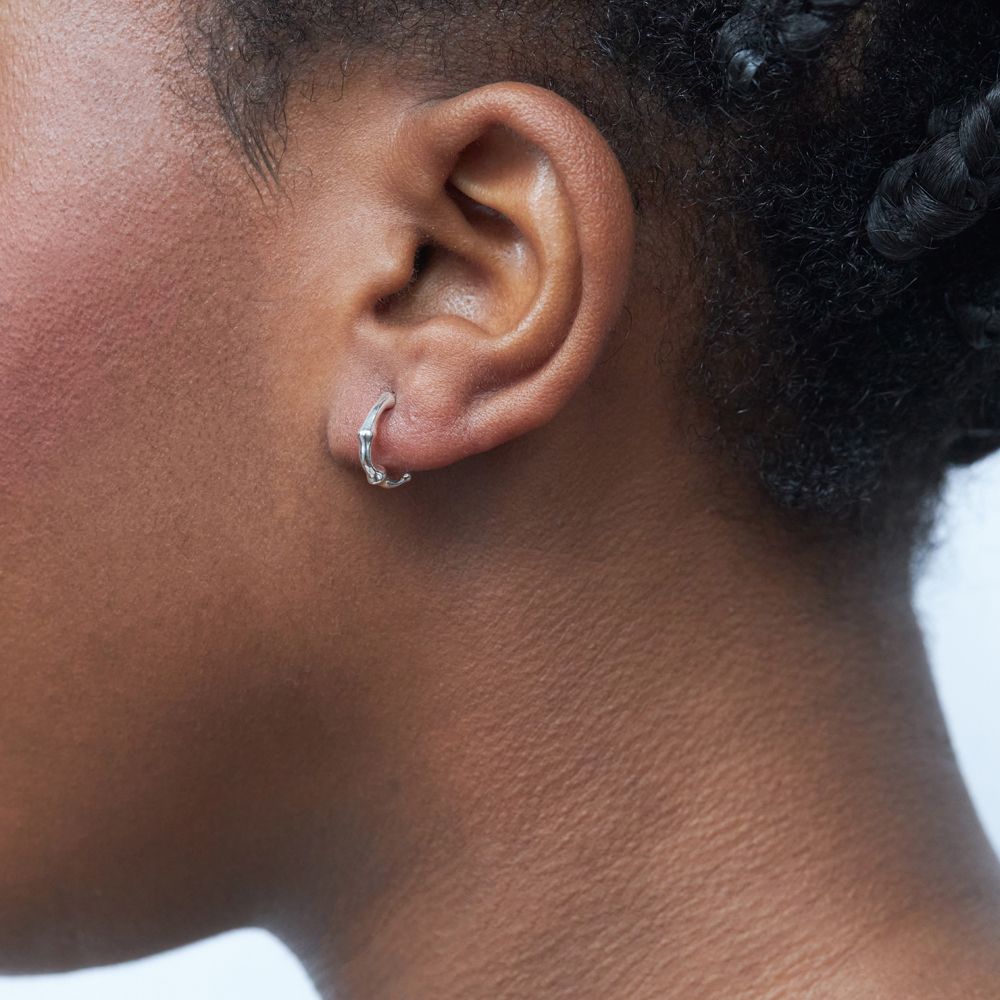 Dinny Hall MINI BAMBOO HOOP EARRINGS