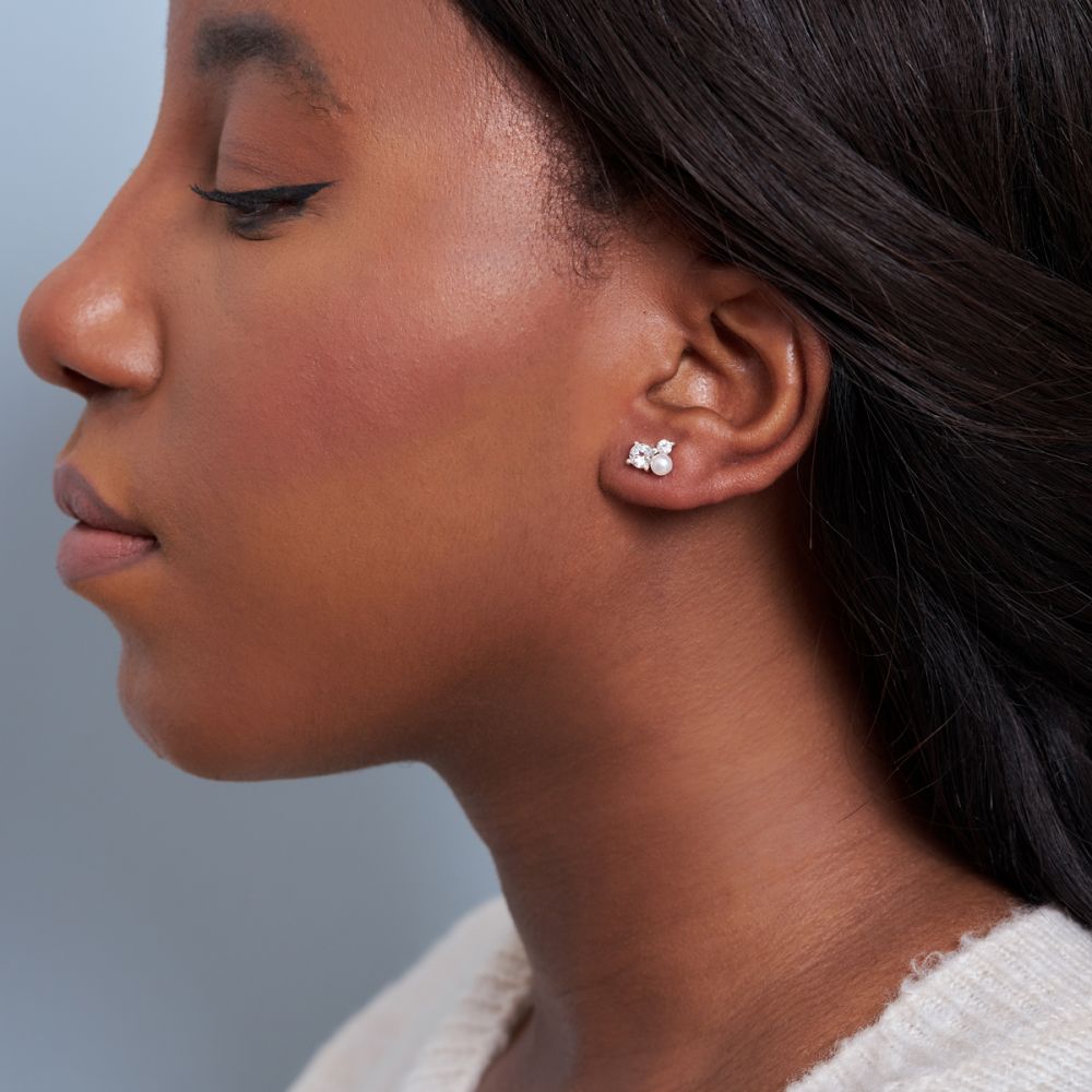 Dinny Hall GEM DROP TRILOGY STUDS