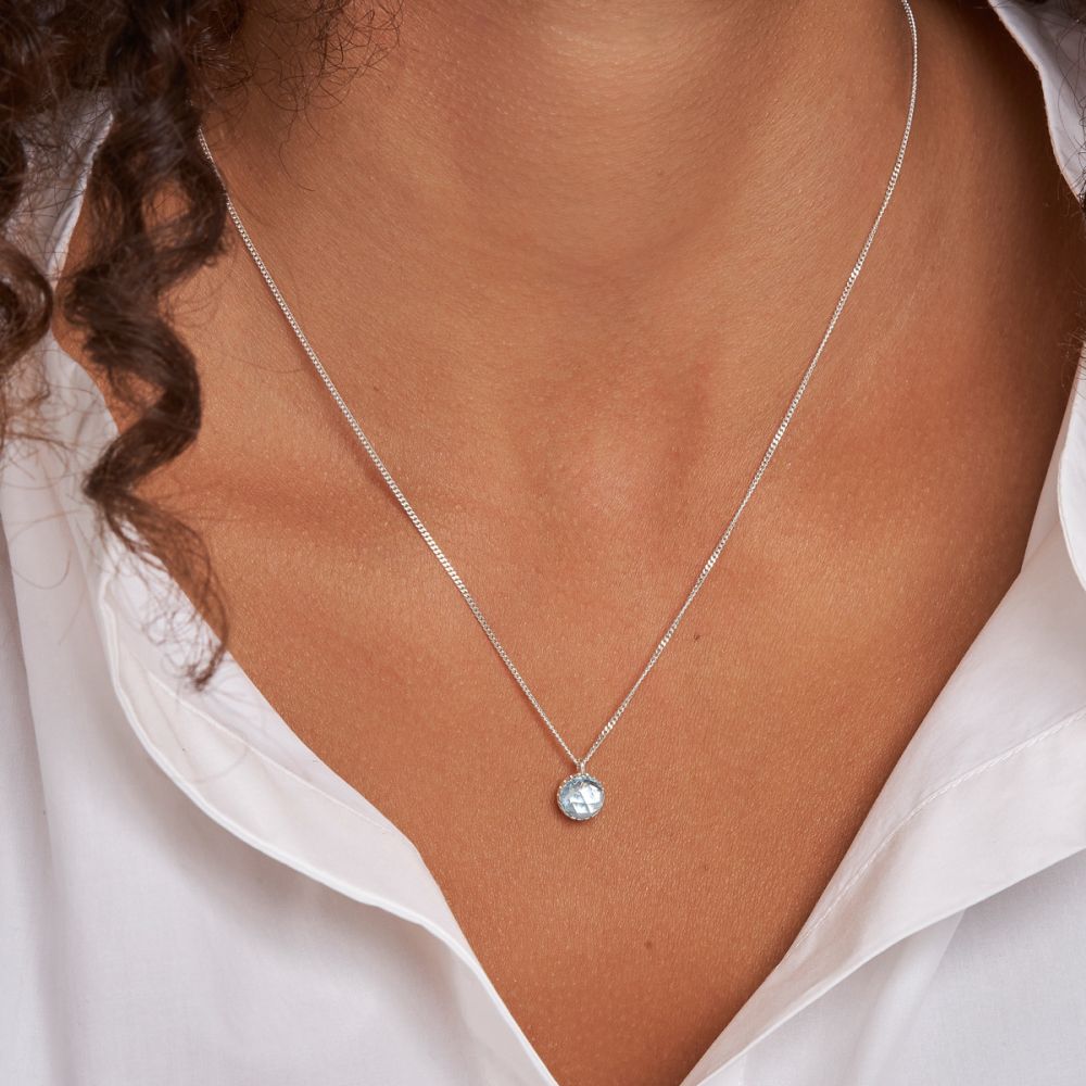 GEM DROP MEDIUM ROSE CUT PENDANT