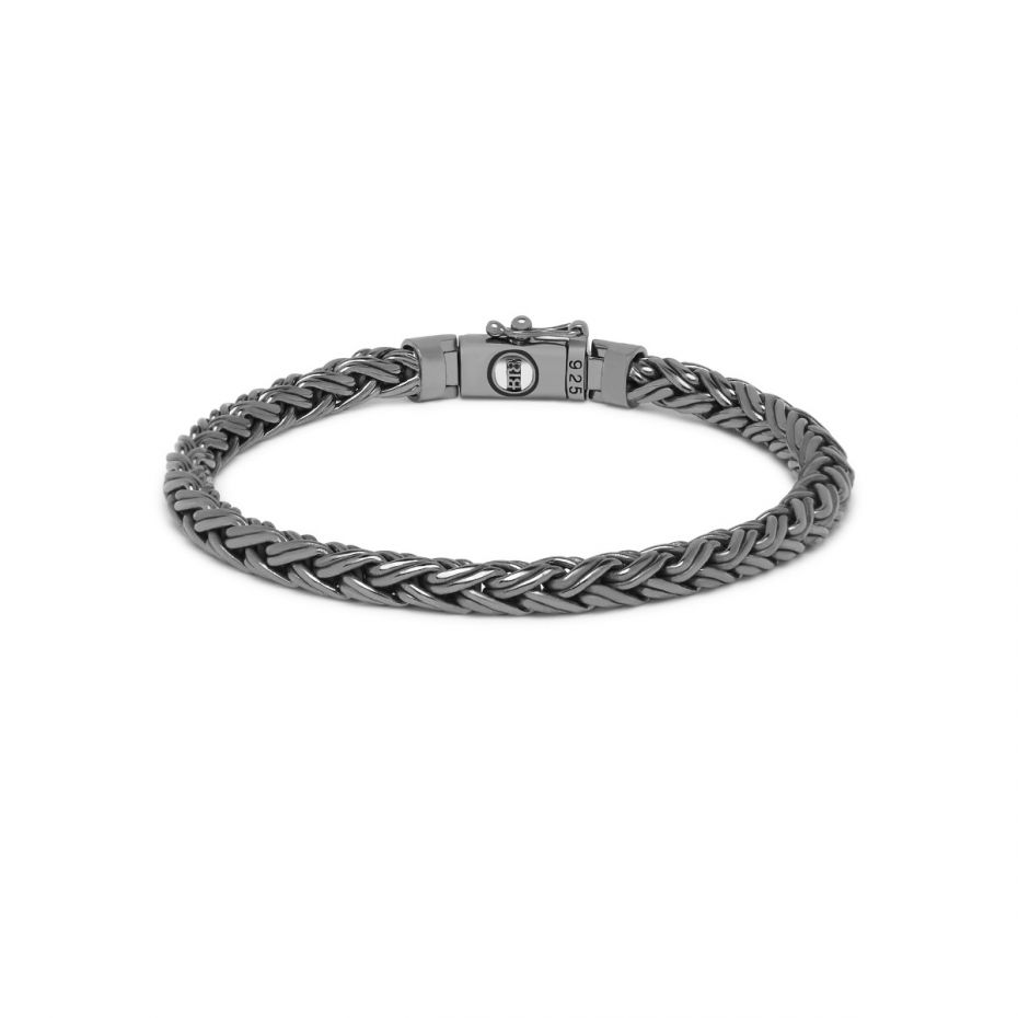 BRACELET KATJA XS BLACK RHODIUM SHINE SILVER