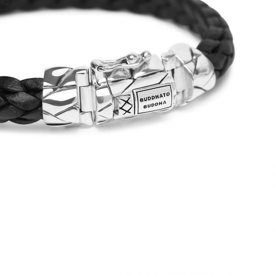 BRACELET MANGKY SMALL LEATHER BLACK