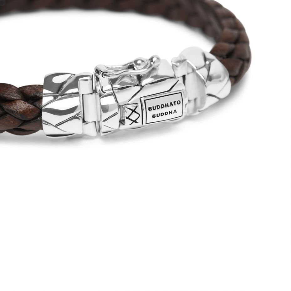 BRACELET MANGKY SMALL LEATHER BROWN