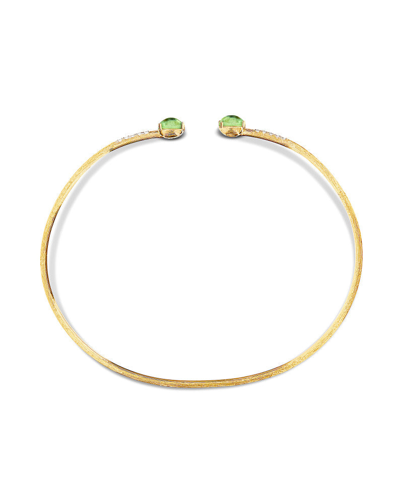 Nanis - 18ct Gold Dancing Tourmalines Bangle