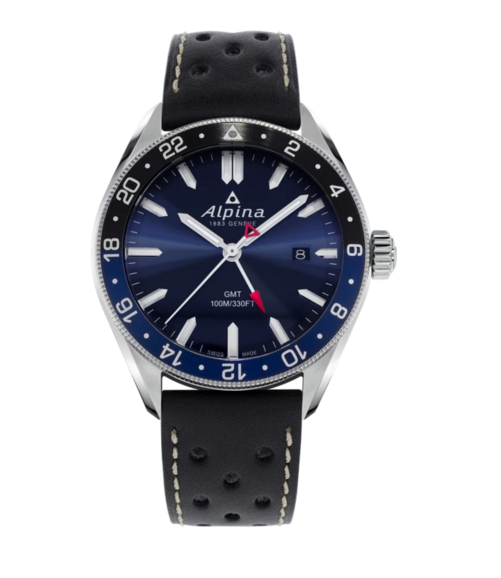 Alpina Watches | ALPINER QUARTZ GMT  NAVY BLUE SKU: AL-247NB4E6 | Hooper Bolton